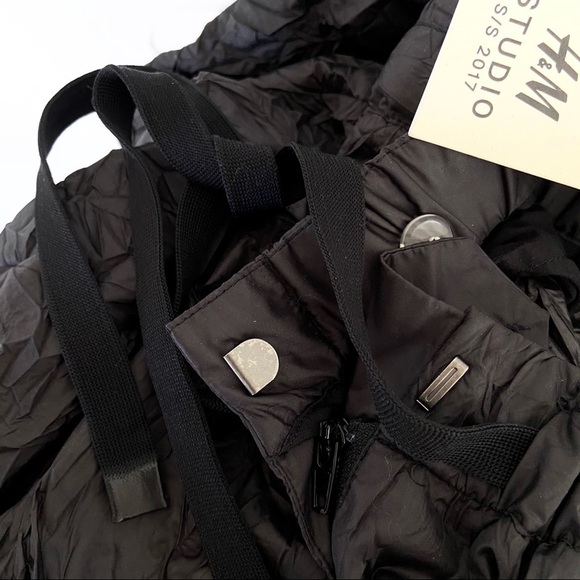 H&M STUDIO COLLECTION Crinkled Nylon Track Pants - Picture 5 of 7